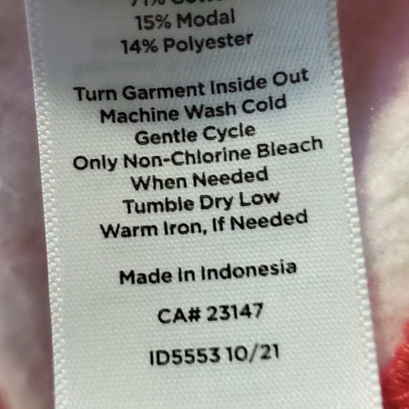 Talbots CHECK Sweatshirt Top Size Small Petite, Casual, Comfy And Colorful - Picture 9 of 9